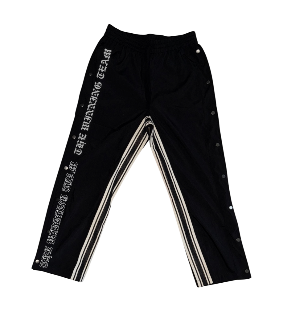 THE WINNING TEAM STRIPED TRACK PANTS